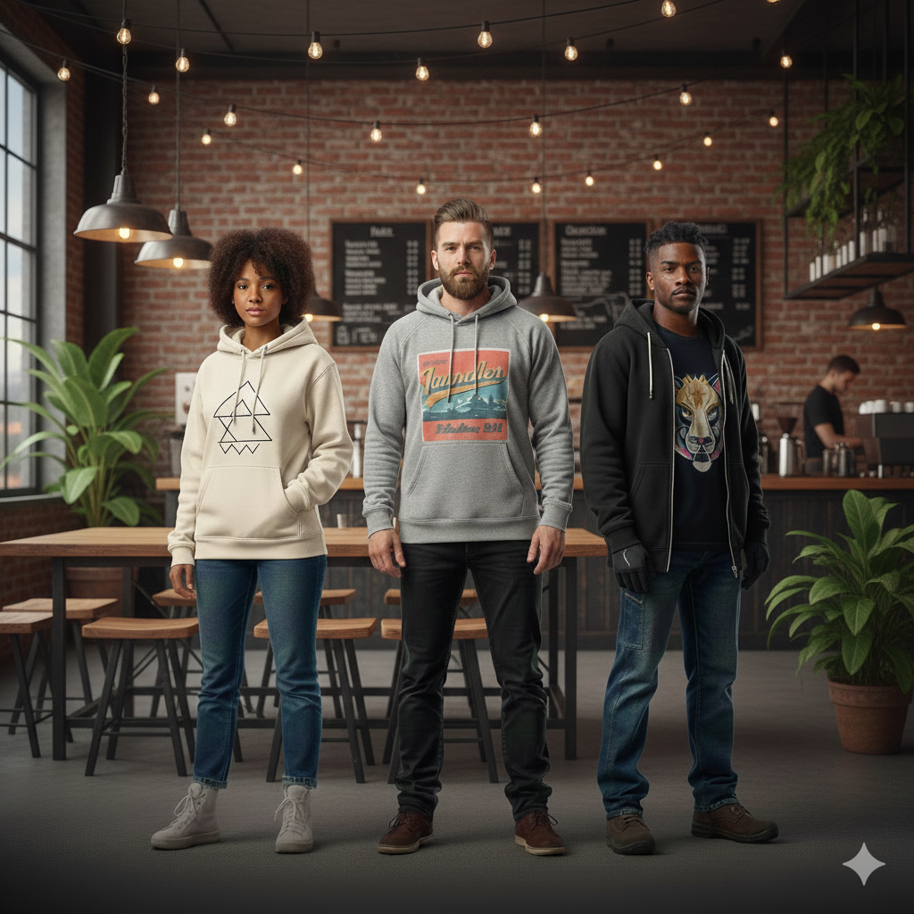 Custom T-Shirts, Caps & Hoodies: Style That Speaks Your Brand