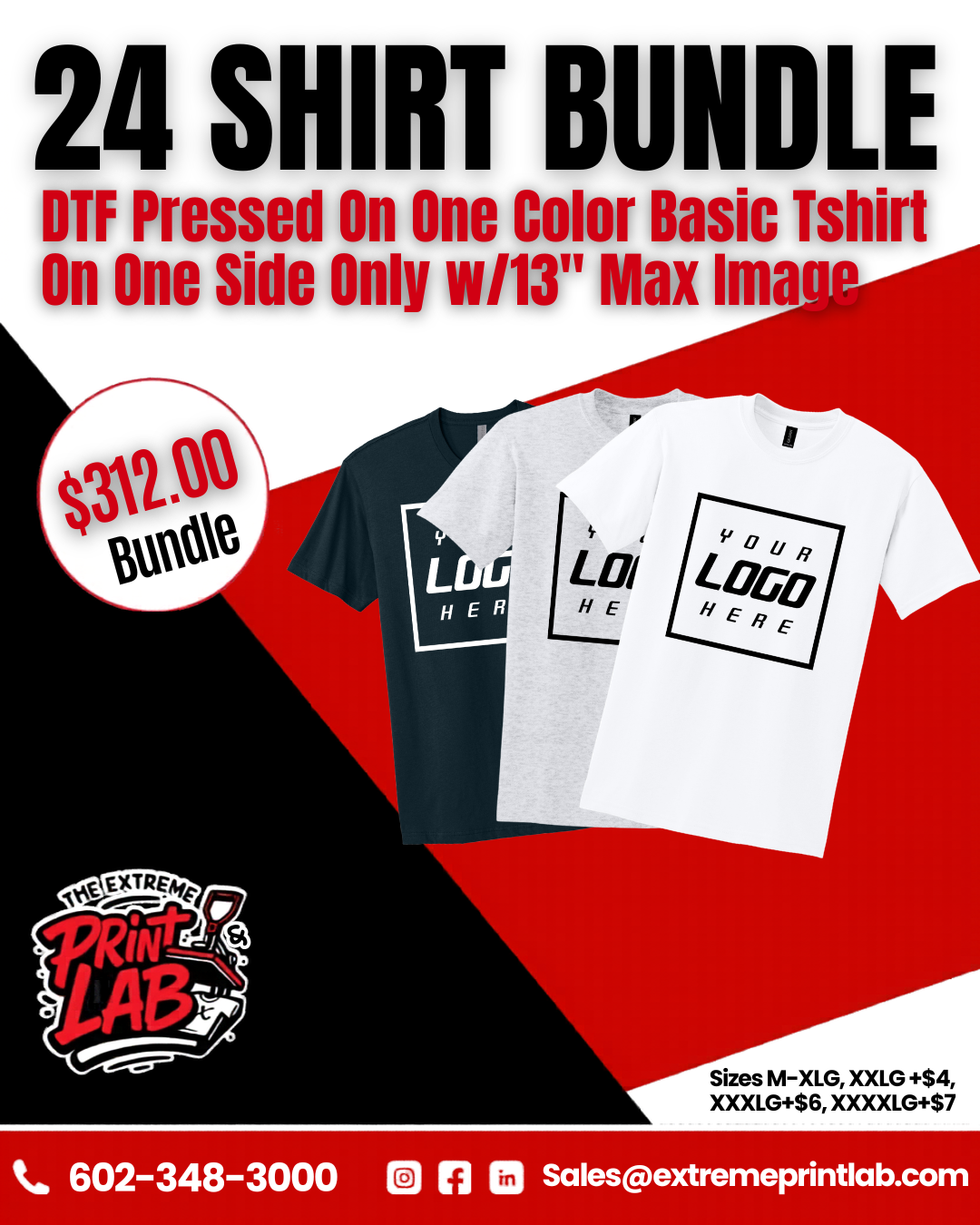 24 Shirt DTF Promo Bundle