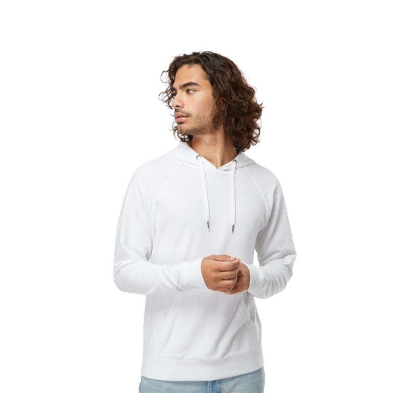 Independent Unisex Icon Lightweight Loopback Terry Hooded Sweatshirt - SS1000