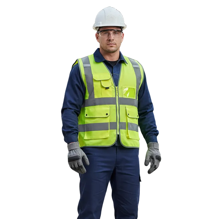 Worker Safety Reflective Jacket – Industrial Grade | Customizable