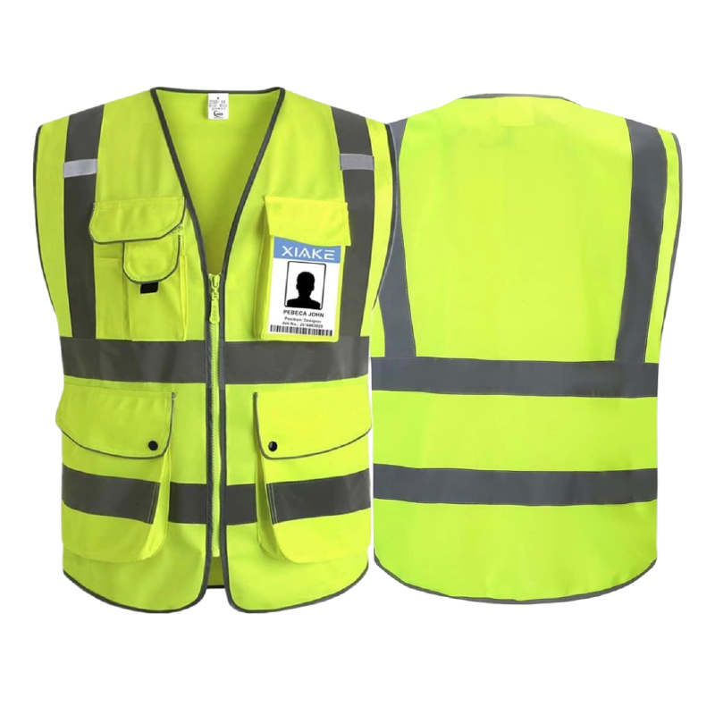 Worker Safety Reflective Jacket – Industrial Grade | Customizable