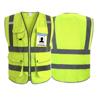 Worker Safety Reflective Jacket – Industrial Grade | Customizable
