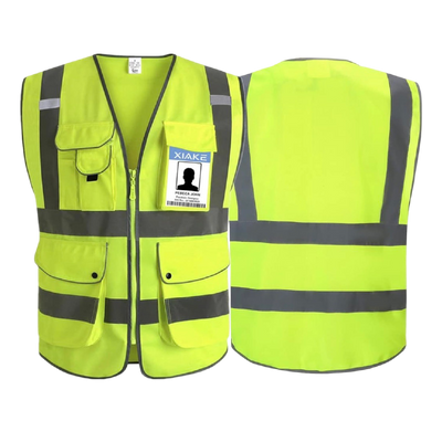 Worker Safety Reflective Jacket – Industrial Grade | Customizable