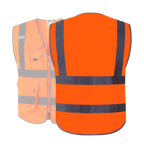 Worker Safety Reflective Jacket – Industrial Grade | Customizable